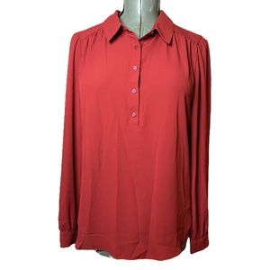 14th&Union Wine Red Blouse